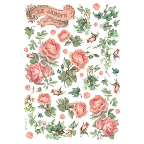 Stamperia Papier ryżowy A4 DFSA4993
