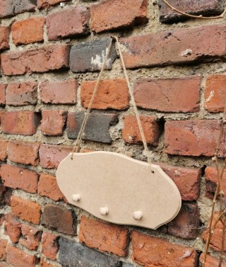 Wieszak fala 32x15cm kołki małe