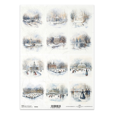 ITD Papier ryżowy do decoupage A4 R 2426