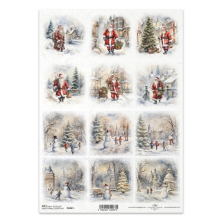 ITD Papier ryżowy do decoupage A4 R 2425