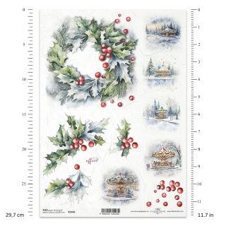 ITD Papier ryżowy do decoupage A4 R 2440