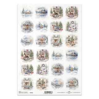 ITD Papier ryżowy do decoupage A4 R 2450