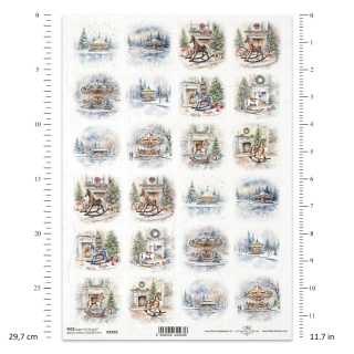 ITD Papier ryżowy do decoupage A4 R 2450