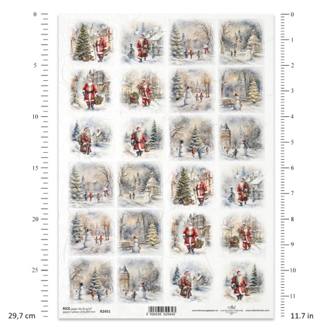 ITD Papier ryżowy do decoupage A4 R 2451