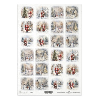ITD Papier ryżowy do decoupage A4 R 2451