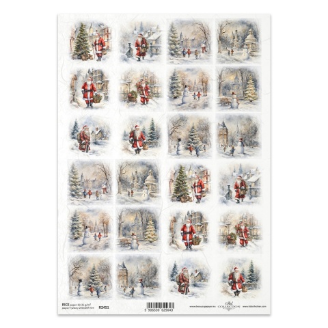 ITD Papier ryżowy do decoupage A4 R 2451