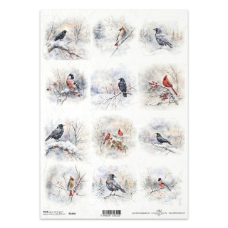 ITD Papier ryżowy do decoupage A4 R 2490