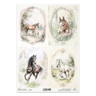 ITD Papier ryżowy do decoupage A4 R 2572
