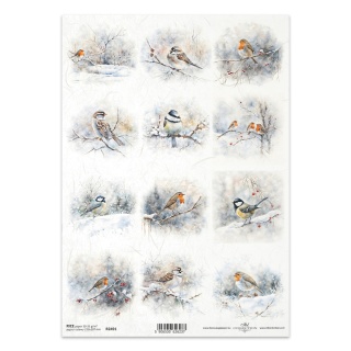 ITD Papier ryżowy do decoupage A4 R 2491