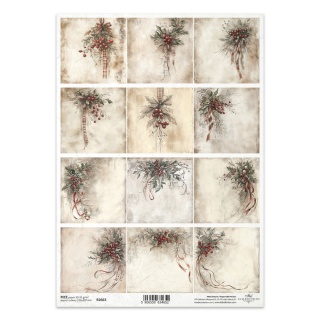 ITD Papier ryżowy do decoupage A4 R 2663