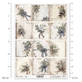 ITD Papier ryżowy do decoupage A4 R 2664