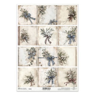 ITD Papier ryżowy do decoupage A4 R 2664