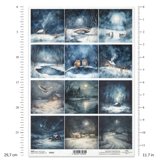 ITD Papier ryżowy do decoupage A4 R 2662