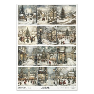 ITD Papier ryżowy do decoupage A4 R 2668