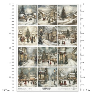ITD Papier ryżowy do decoupage A4 R 2668