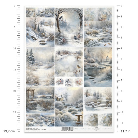 ITD Papier ryżowy do decoupage A4 R 2560
