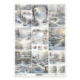 ITD Papier ryżowy do decoupage A4 R 2560