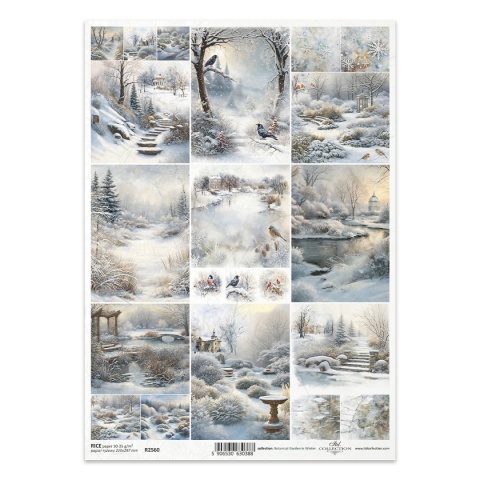 ITD Papier ryżowy do decoupage A4 R 2560
