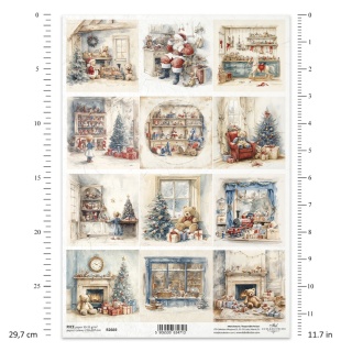 ITD Papier ryżowy do decoupage A4 R 2669