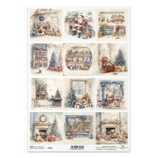 ITD Papier ryżowy do decoupage A4 R 2669