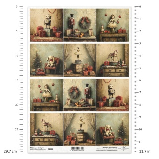 ITD Papier ryżowy do decoupage A4 R 2682