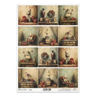 ITD Papier ryżowy do decoupage A4 R 2682