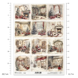ITD Papier ryżowy do decoupage A4 R 2685