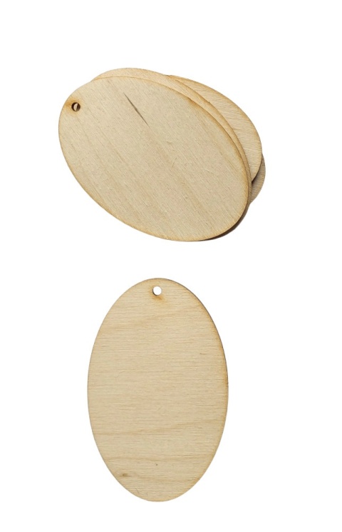 Owal średni 50x75mm z otworem - 5 szt Owal średni 50x75mm z otworem - 5 szt