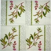 Serwetka nr. 1421 Szałwia [33x33]