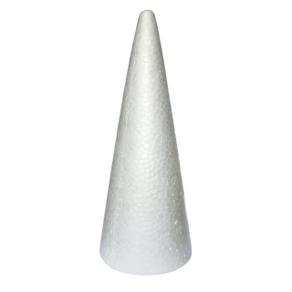 Stożek styropianowy 25,5x10cm - styropian chiński
