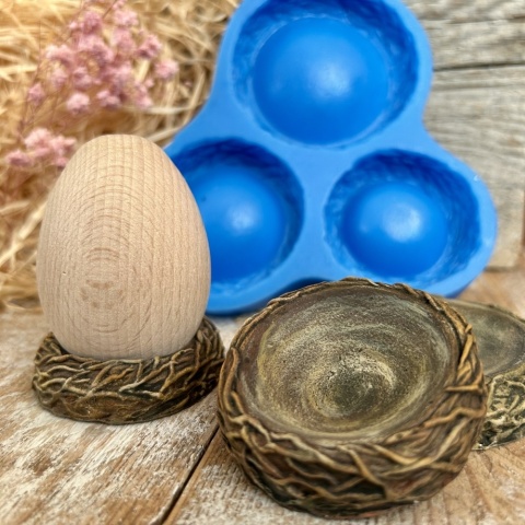 Forma silikonowa Mila Project Gniazda podstawki “Nest stands” [FMP136]