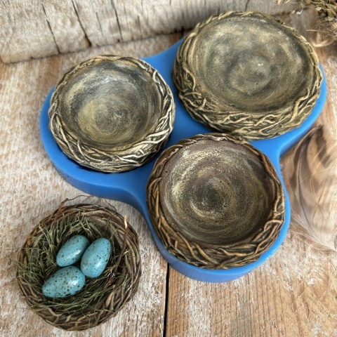 Forma silikonowa Mila Project Gniazda podstawki “Nest stands” [FMP136]