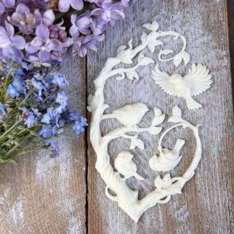 Forma silikonowa Mila Project Sikorki „Chirpy Chickadees” [FMP071]