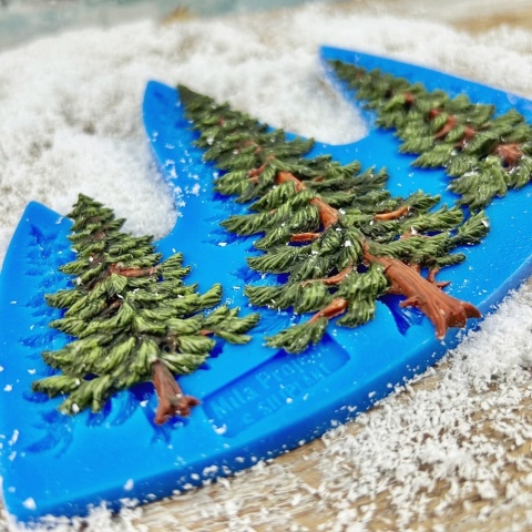Forma silikonowa Mila Project Świerki „ Spruces” [FMP097]