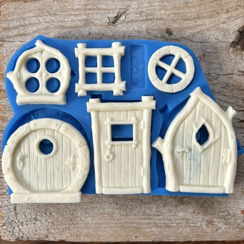 Forma silikonowa Mila Project Bajkowe drzwi i okna “Fairytale doors” [FMP133]