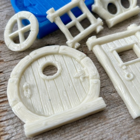 Forma silikonowa Mila Project Bajkowe drzwi i okna “Fairytale doors” [FMP133]