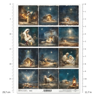 ITD Papier ryżowy do decoupage A4 R 2865