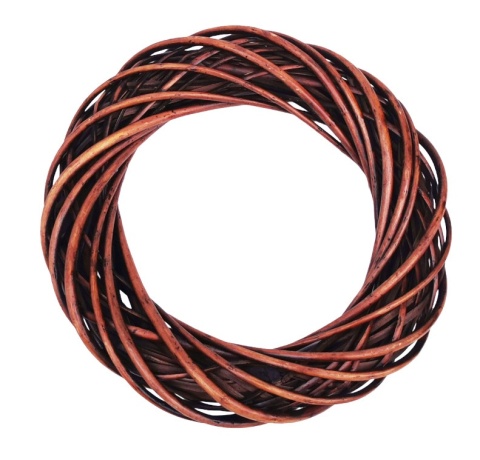 WIANEK WIKLINOWY BRĄZOWY 35 cm