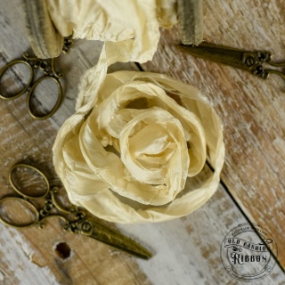 Zestaw wstążek Old Fashion Ribbon 5szt kremowa OLDSZ-13