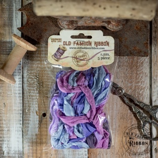 Zestaw wstążek Old Fashion Ribbon 5szt mix OLDM-05