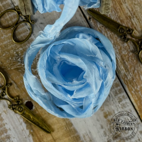 Zestaw wstążek Old Fashion Ribbon 5szt błękit OLDSZ-19