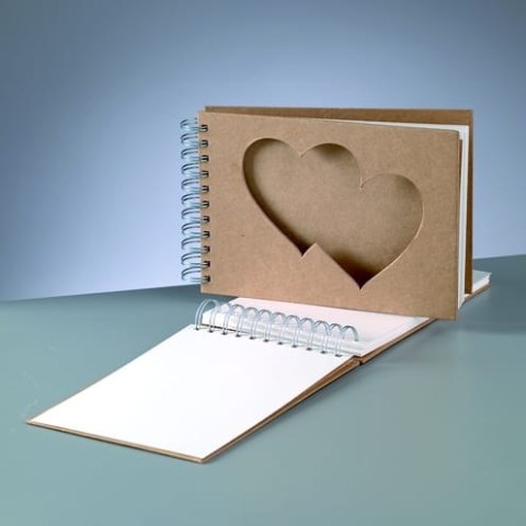 Album Efco do scrapbookingu 2 serca A5 21x15cm poziomy(1508405)