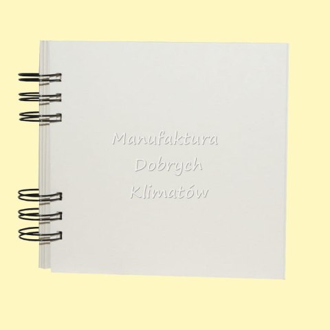 Baza albumowa 15x15cm 10 kart czarna sprężyna