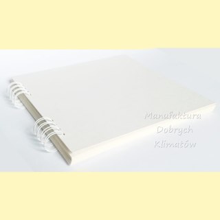 Baza albumowa 25x25cm 10 kart biała sprężyna MDK - 831024