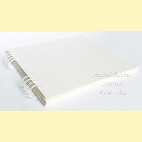 Baza albumowa 25x25cm 10 kart biała sprężyna MDK - 831024