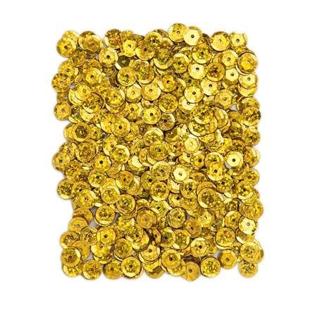 DP Craft CEKINY HOLOGRAFICZNE 9 MM, 15 G - ZŁOTE DPCE-072