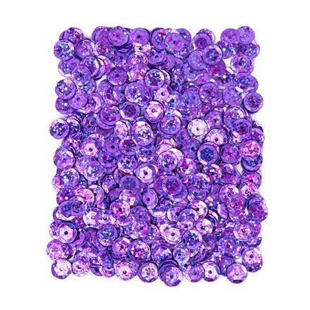 DP Craft CEKINY Holograficzne 9 MM, 15 G - Fioletowe jasne DPCE-074