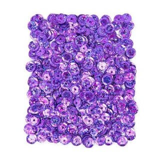 DP Craft CEKINY Holograficzne 9 MM, 15 G - Fioletowe jasne DPCE-074