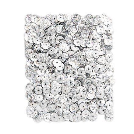 DP Craft CEKINY Holograficzne 9 MM, 15 G - Srebrne DPCE-073