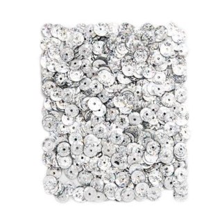 DP Craft CEKINY Holograficzne 9 MM, 15 G - Srebrne DPCE-073